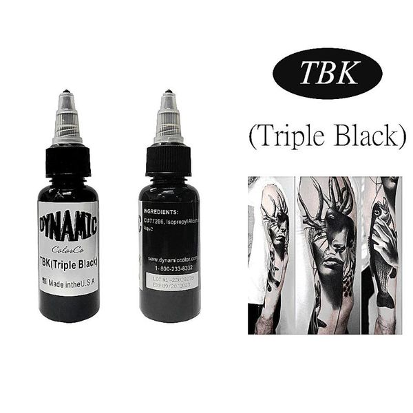 

new permanent dynamic black tattoo ink tattoo tribal color 30ml tool