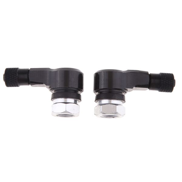 

2pcs motorcycle universal aluminum wheels tire valve stems caps 90 degree