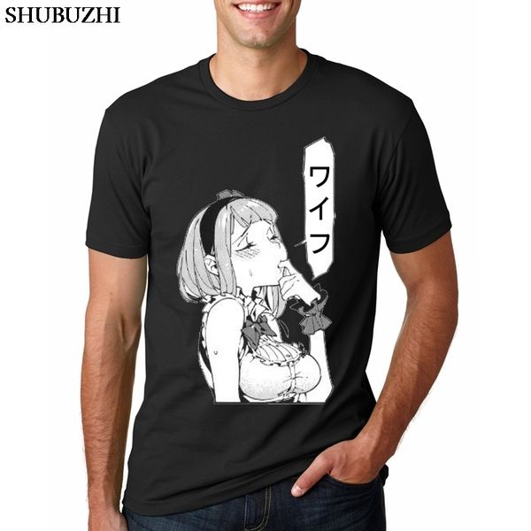 

lettbao ahegao t-shirt men cotton short sleeve fashion men collar t shirt streetwear style casual mens tshirts summer