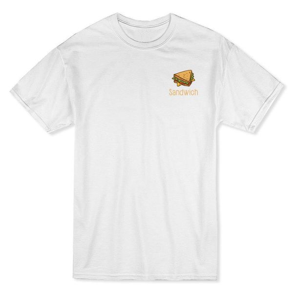 

sandwich pocket graphic quote men's t-shirt 2019 fashion stranger things t shirt men harajuku funny men tee shirts