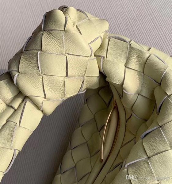 

wallets soft leather woven bag with knotted fashion handbag for women mini wallethand bag ing