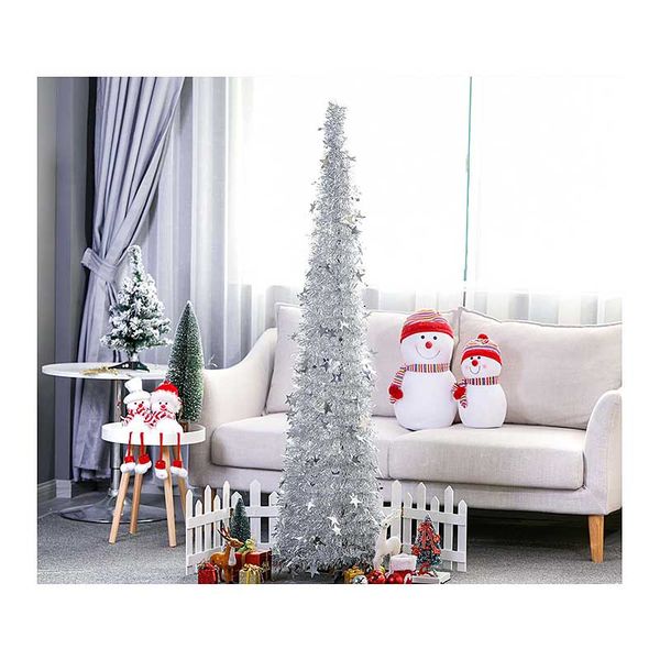 

christmas decorations artificial tree encryption with iron base year xmas for home 1.5m 1.2m