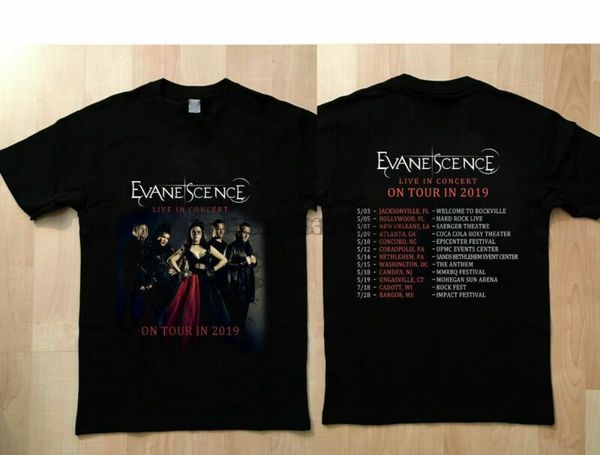 

evanescence live in concert on tour в men t shirt