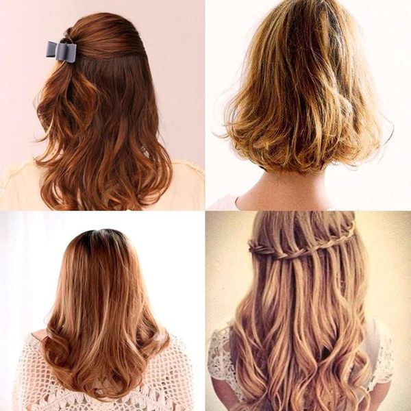 

hair curlers rollers large & small silicone curlers for curling rollers salon tool hair styling silicone styling beauty tools, Black