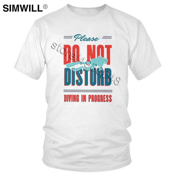 

diving in progress t-shirt mens soft cotton vintage scuba diver tees short sleeves o-neck t shirts large size fashion apparel