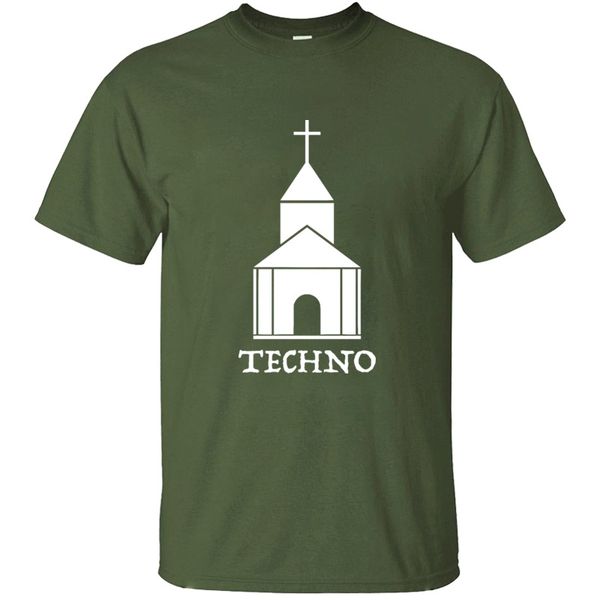 

мода новой techno rave церковь церковь rave бог techno king par tshirt man outfit мужской футболка топы tee