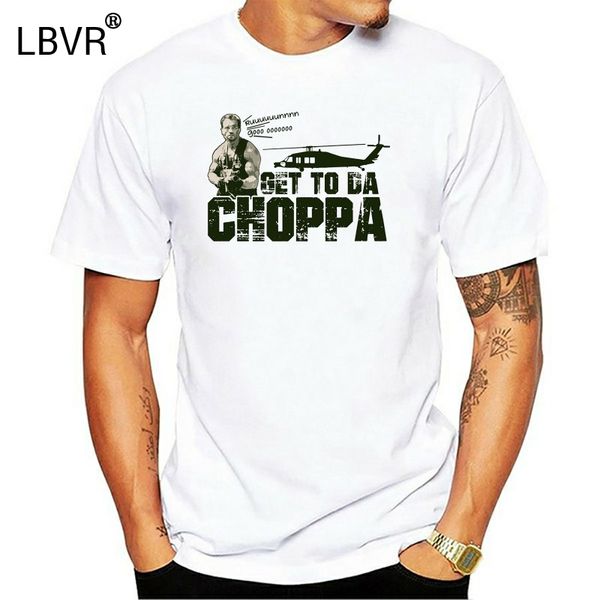 

хищник 2 3 арнольд шварценеггер get to the da choppa измельчитель dvd t-shirt хлопок harajuku хип-хоп tee shirt