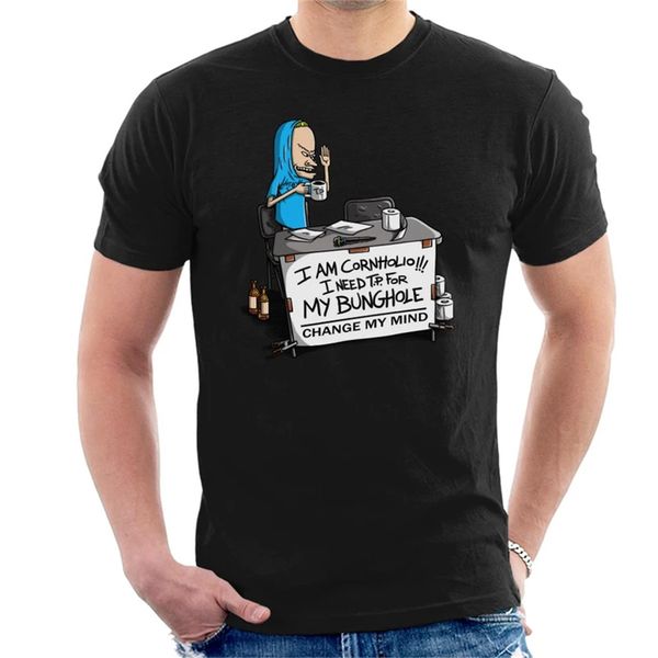 

beavis and butthead i am cornholio for change my mind funny black t-shirt s-3xl 21st 30th 40th 50th birthday tee shirt