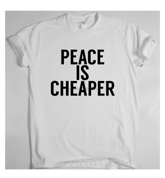 

peace is r awesome t shirt mens womens wholesale tees100% cotton for mant shirt printing new arrival tees