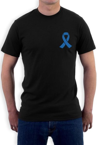 

2019 fashion summer style autism awareness blue ribbon light it up blue t-shirt support tee shirt