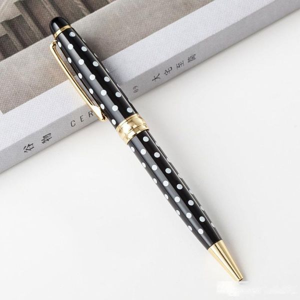 

kawaii fashion dot mental girl ballpoint pen pens for office school business stationery supplies ing, Blue;orange