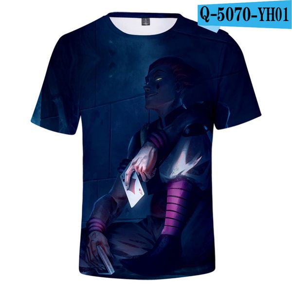 

classic anime hunter x hunter hisoka 3d print shirts oversized aesthetic graphic men clothing