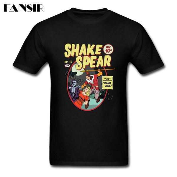 

william shakespeare short sleeve t-shirt man great tshirt cotton o-neck men t shirt for group
