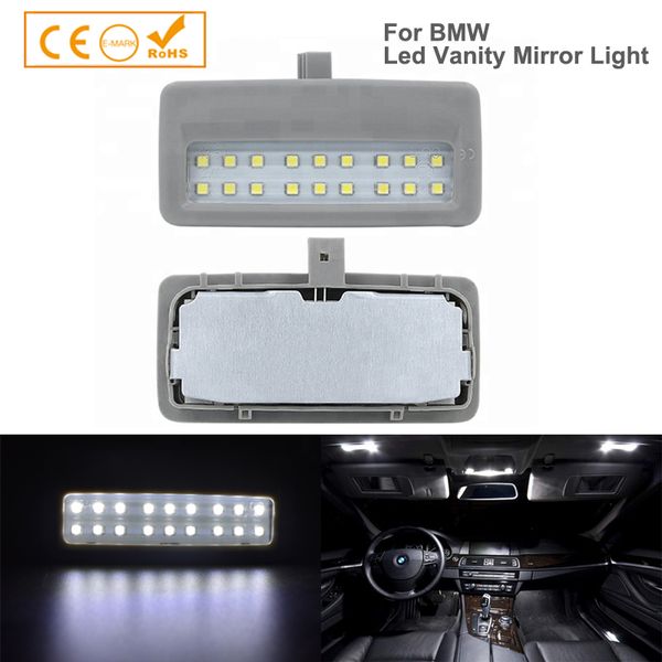 

2pcs white led vanity mirror light for f10 f11 f07 f01 f02 f03 f04 led dome roof overhead interior reading map light