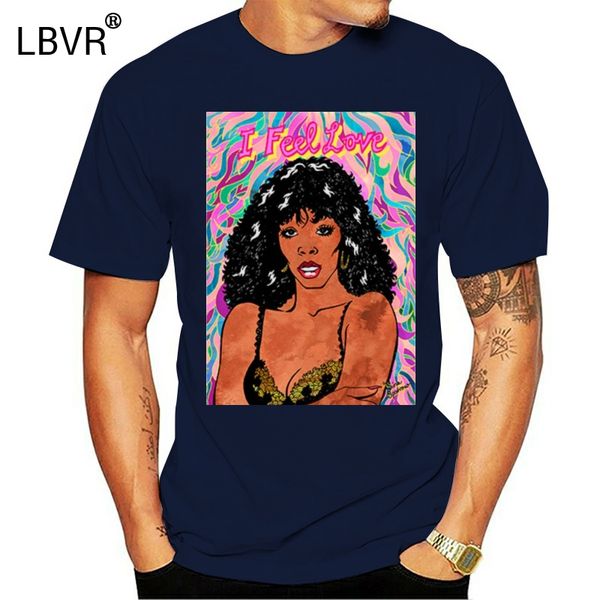 

донна саммер i feel love t-shirt размер s-2xl present casual tee shirt