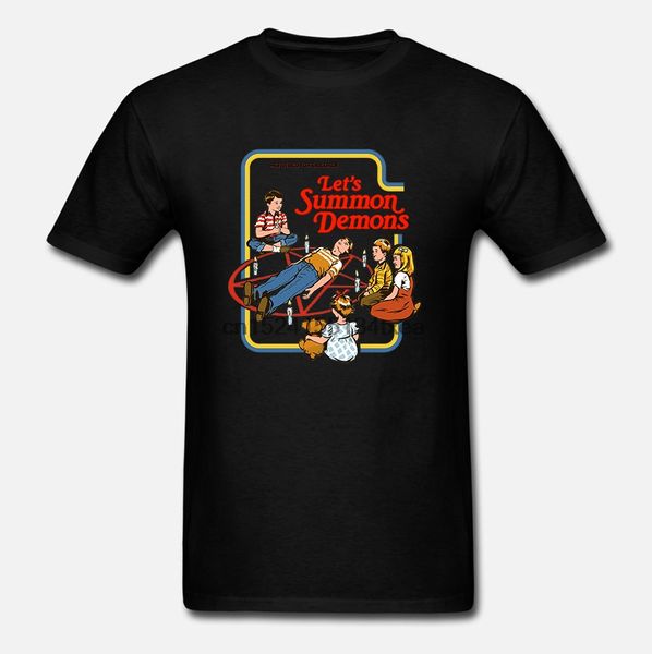 

men t-shirt lets summon demons tshirt women t shirt
