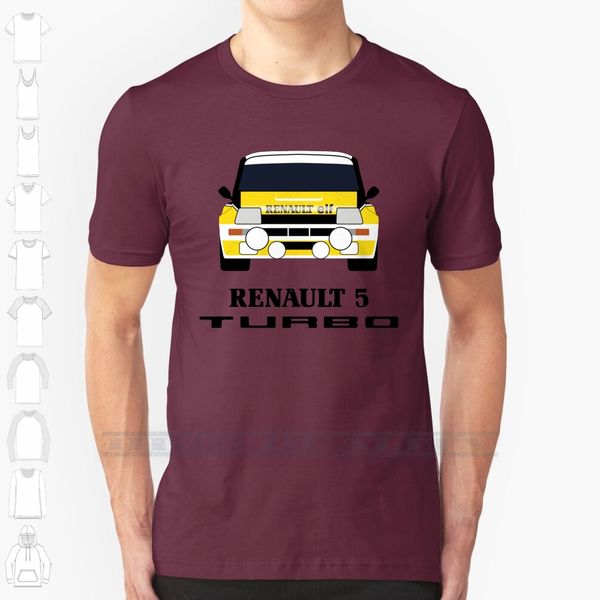 

renault 5 turbo custom design print for men women cotton new cool tee t shirt big size 6xl renault turbo 5 r5 group