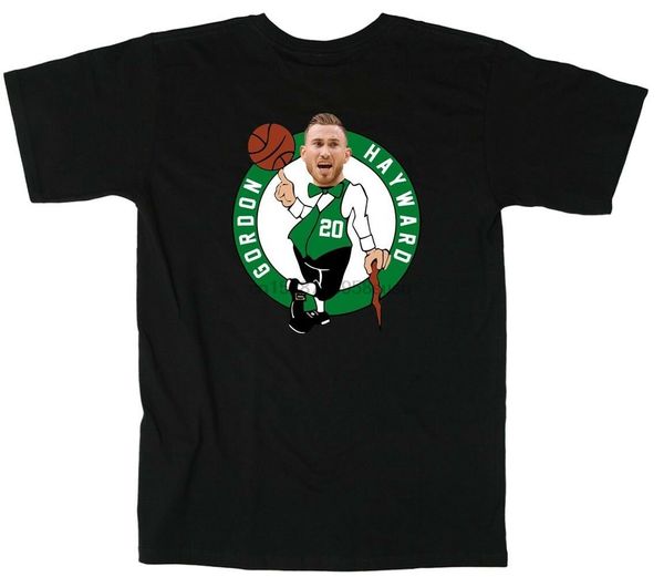 

blackharajuku streetwear shirt mens gordon hayward logo t-shirt