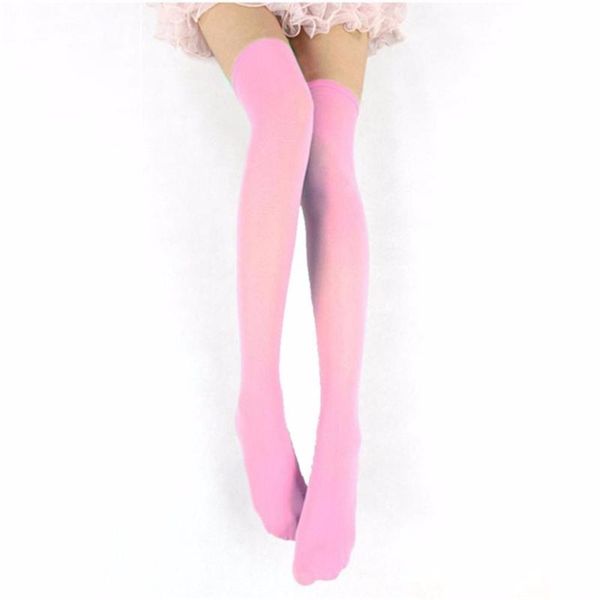 

socks & hosiery women warm compression stockings winter over knee stocking thigh high collant femme, Black;white