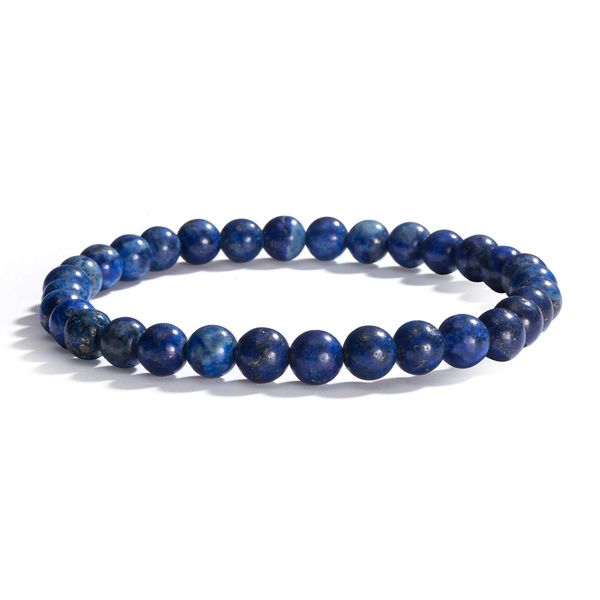 

Hot selling bracelets, beads, 6MM lapis lazuli bracelets, men's fashion jewelry