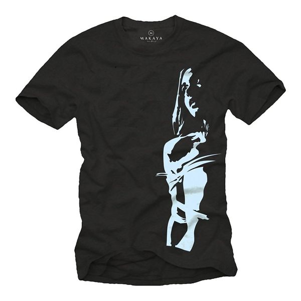 

2019 смешные sexy мужские футболки бандаж pinup летняя мода tee shirt