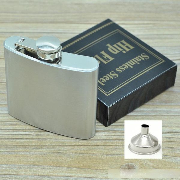 

men s 5oz stainless steel hip flask whiskey liquor wine bottle pocket containers russian flagon flasks with funnel for travel