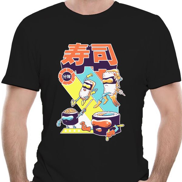 

vincent trinidad men's sushi sentai t-shirt custom print tee shirt 9201d