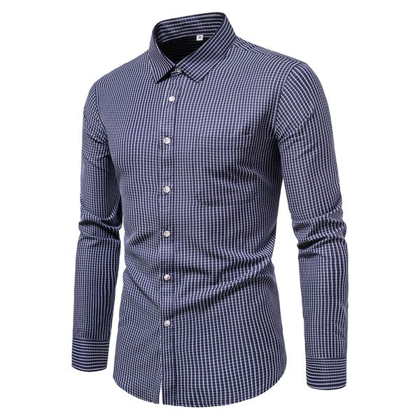 

casual shirts for men slim fit striped long sleeve clothing business brand dress male shirts classic, White;black