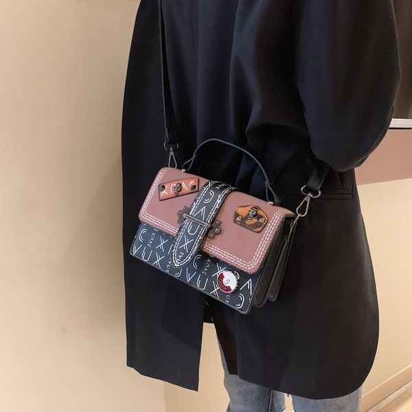 

shoulder bags high-end small bag female 2021 fashion wild messenger retro square