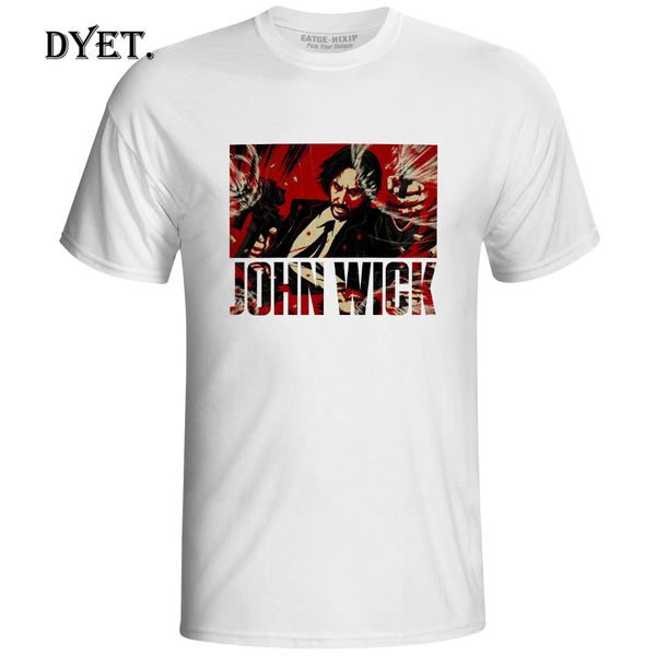 

john wick t shirt movie fanart design rock hip hop print t-shirt cool fashion popular action movie tee