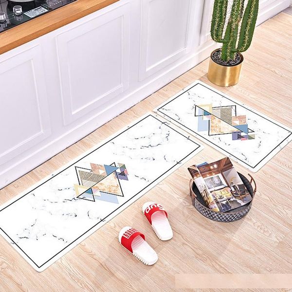 

marble kitchen carpets pvc leather floor mats large floor carpets doormats bedroom tatami waterproof oilproof kitchen rugs 1pc