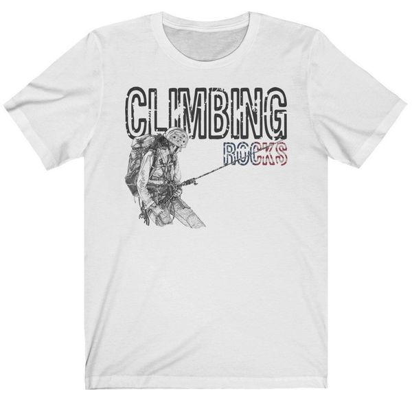 

rock climbing shirt or gift for mountain climber - premium quality 2020 new design short-sleeve fashion streetwear retro t shirt