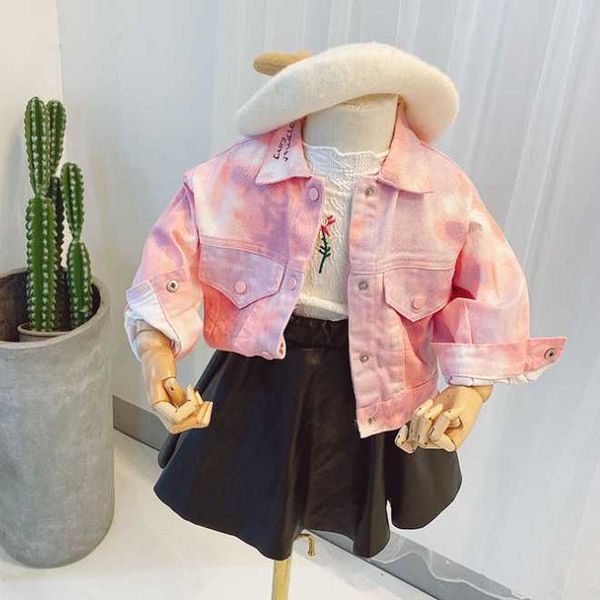 

2-7y toddler girl jacket and coat for kids 2020 spring autumn clothes gir children single breasted clothing oat, Blue;gray