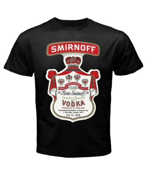 

smirnoff-vodka from british company-no. 21-regular fit mens black t-shirt