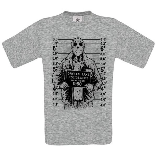 

friday night mugst-shirt funny crystal lake 80s retro cult the 13th mashup 100% cotton tee shirt wholesale tee