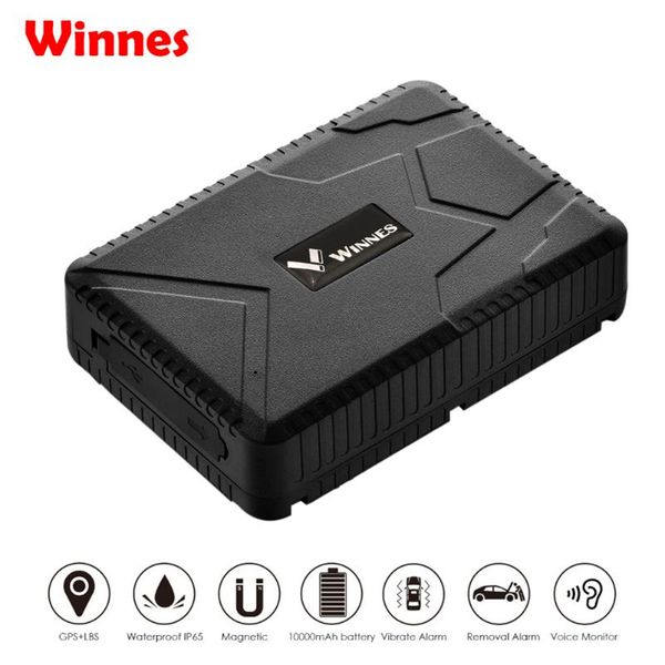 

car gps & accessories magnetic tracker 10000mah 120 day standby vehicle locator voice monitor alert waterproof