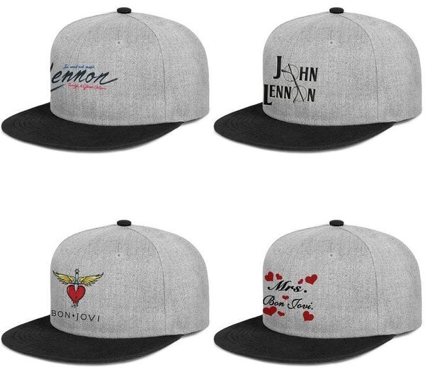 

double fantasy stripped down john lennon mens and womens flat edge baseball cap custom vintage personalized hats the quarrymen mr bon to, Blue;gray