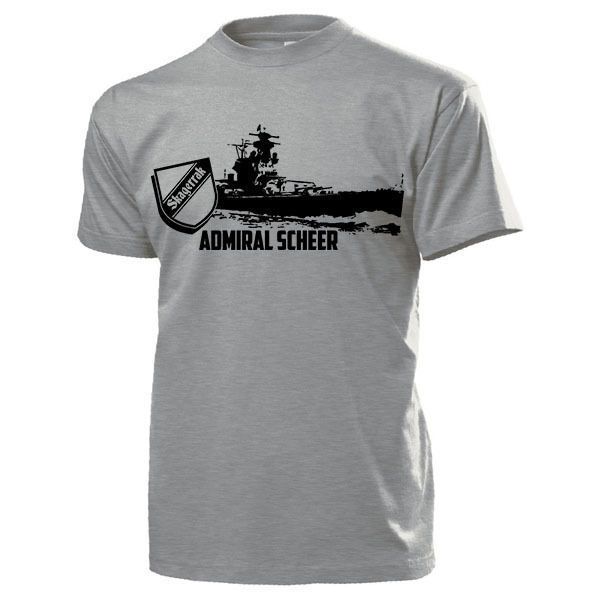 

2019 fashion admiral scheer panzerschiff kriegsmarine schwerer kreuzer - t shirt tee shirt