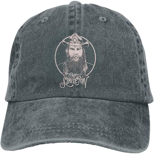 

ball caps aifushi chris stapleton sports denim cap adjustable snapback casquettes plain baseball cowboy hat black, Blue;gray