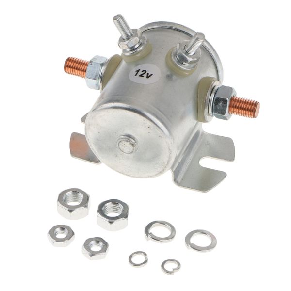 

100a auto car continuous duty switch solenoid relay 12 volt 4-terminal