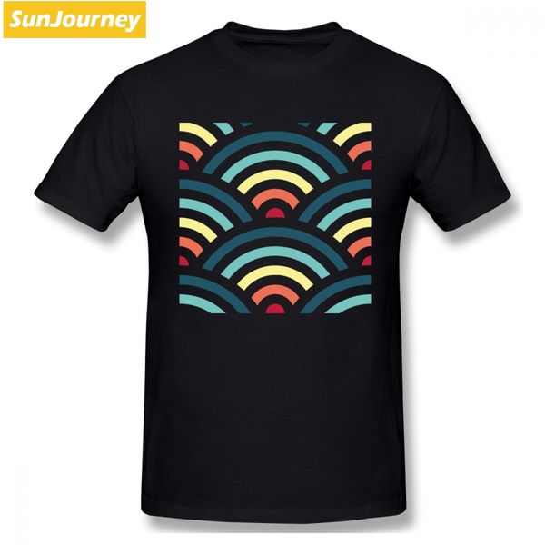 

rainbow japanese style men t shirt drop shipping car-styling 4xl 5xl 6xl o-neck cotton short sleeve t-shirts for men