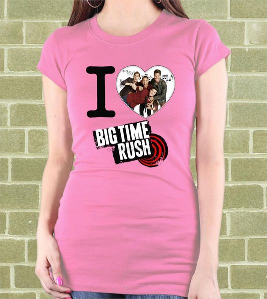 

big time rush i love t-shirt for girls and girls