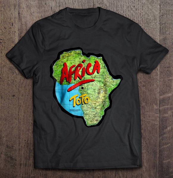 

men funny t shirt fashion tshirt africa toto africa map women t-shirt