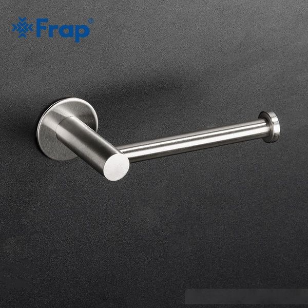 

frap bathroom accessories 304 stainless steel toilet paper holder paper rack wall mounted lavatory toilet paper hook y14006 t200425
