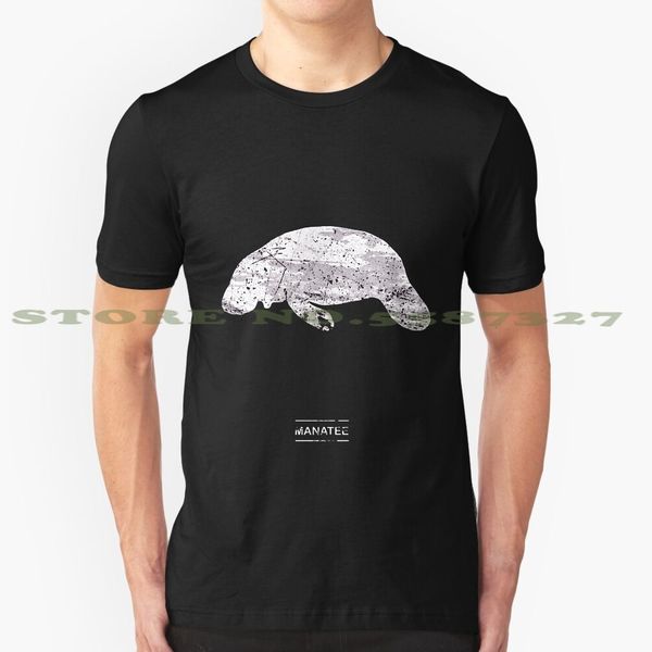 

manatee graphic custom funny tshirt