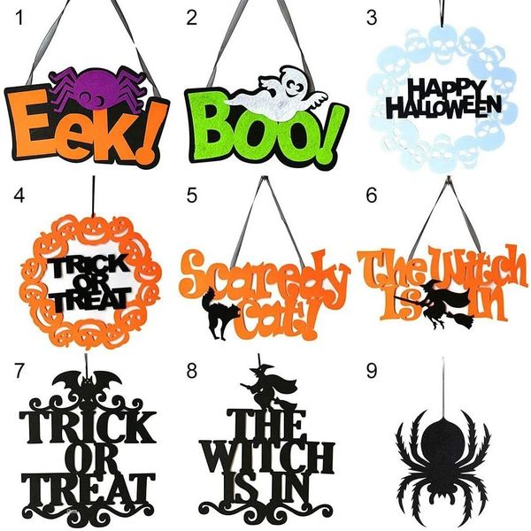 

creative halloween ornaments non-woven felt ornaments party decorative crafts ornaments