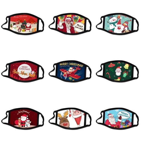 

blue face maskcartoon print cubrebocas contaminacion ultraviolet proof washable running riding bike prective#229, Black