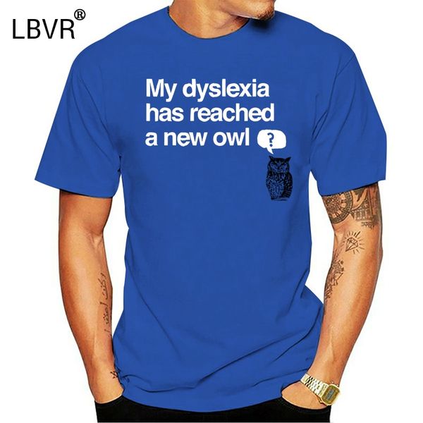 

my dyslexia has reached a new owl t shirt from old skool hooligans