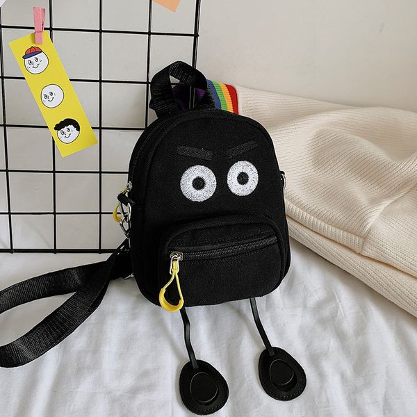 

cute cartoon small yellow chicken women mini canvas shoulder messenger bag female crossbody chest bag 2020 girl personality