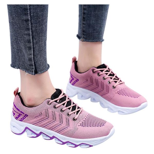 

sneakers for women sports shoes womens mesh casual lace-up sport shoes runing breathable sneakers all season 20jun17, Black